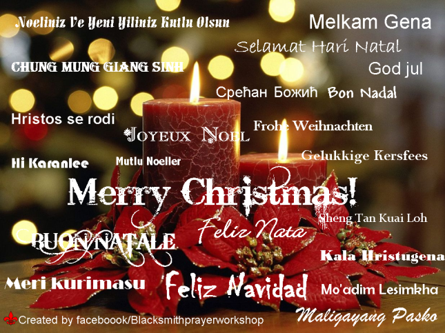 Different Merry Christmas All over the world